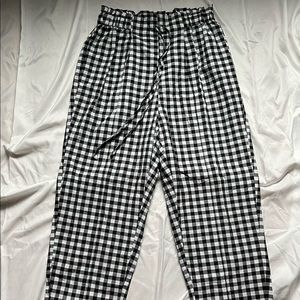 Black and white pants
